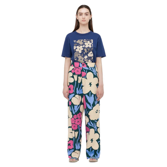 Marimekko x Uniqlo flower print trousers | size 10-12