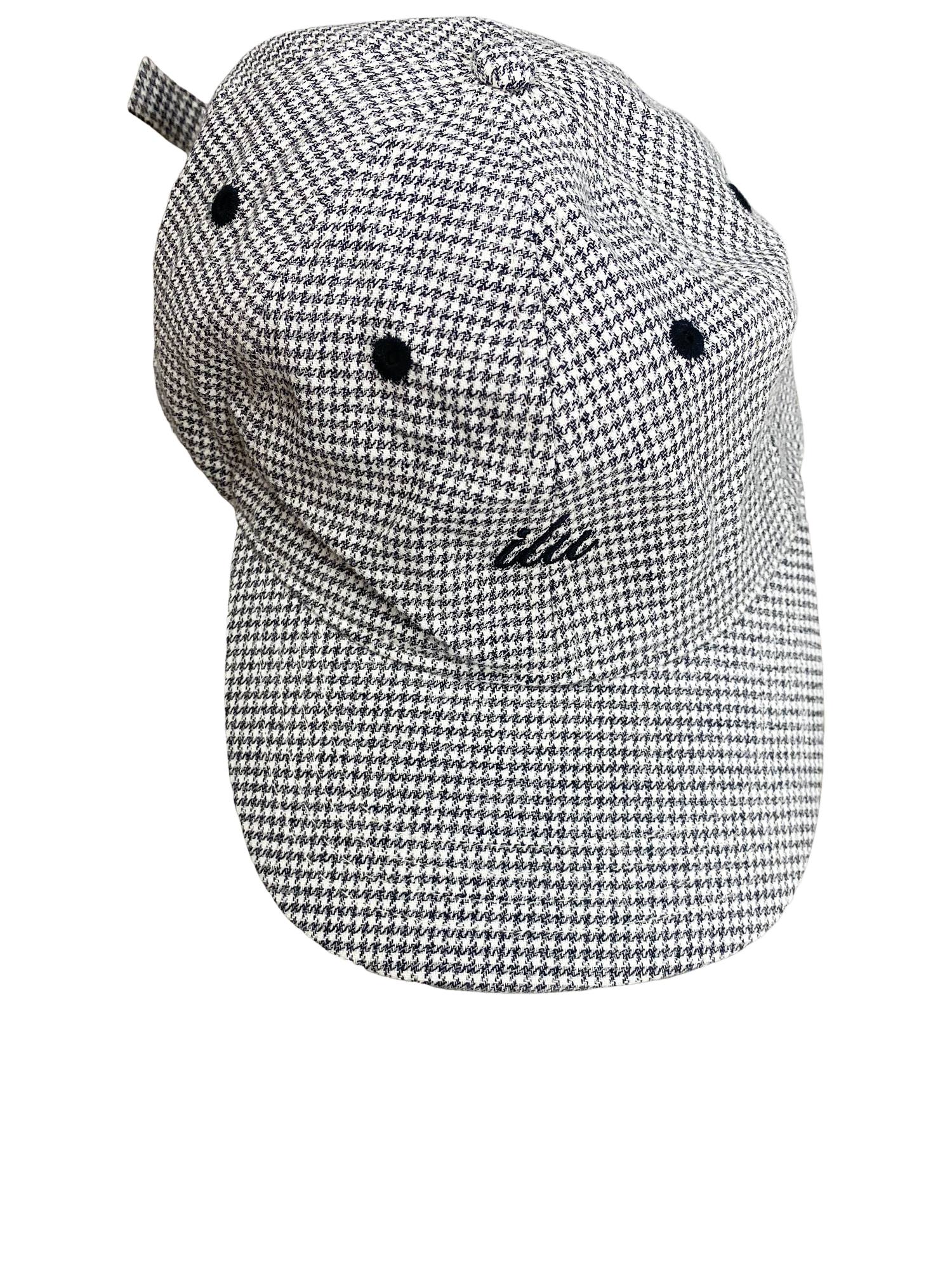 I love Ugly cap in Washed Black Houndstooth | one size