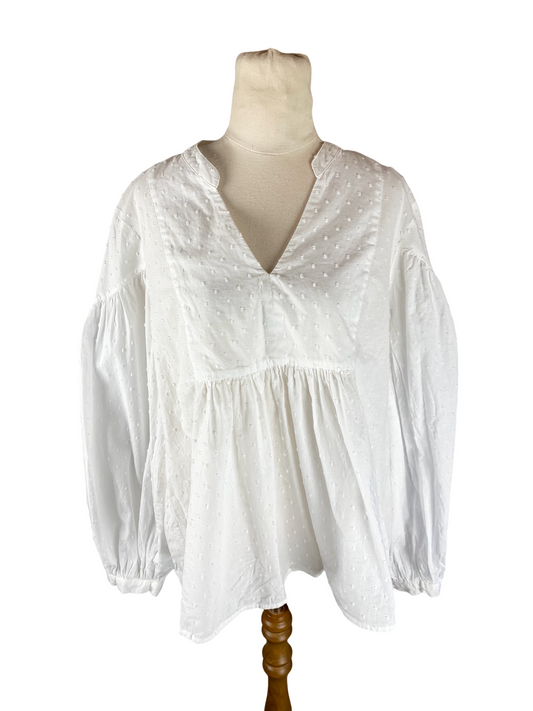 French Connection cotton blouse | size 14