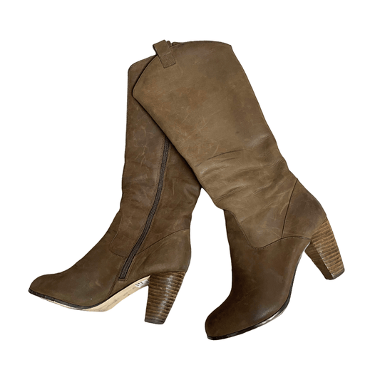 Alice In The Eve leather heeled boots | 8.5 or EU 39