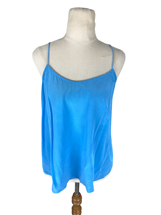 Topshop silk sleeveless top | size 8