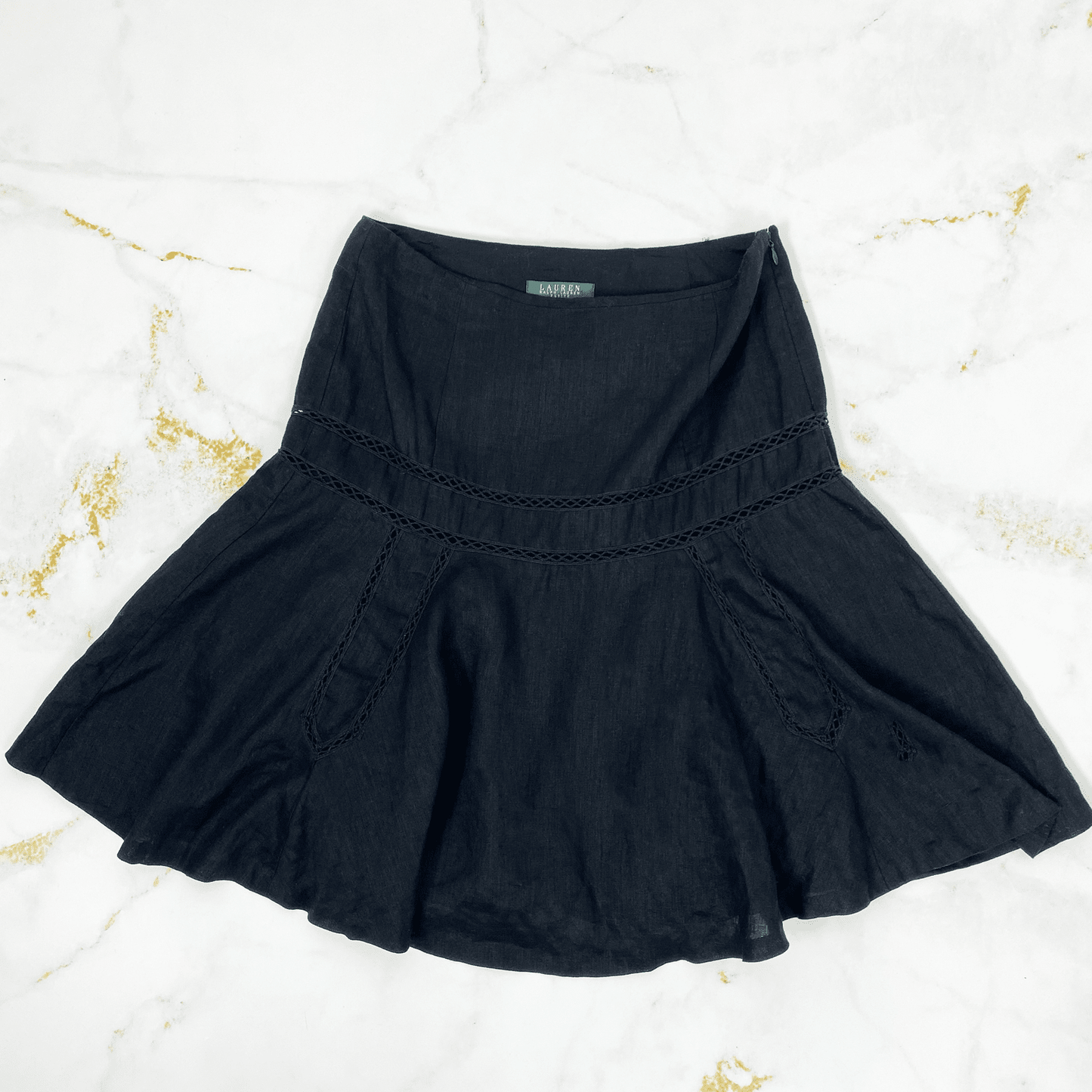Ralph Lauren linen skirt | size 8