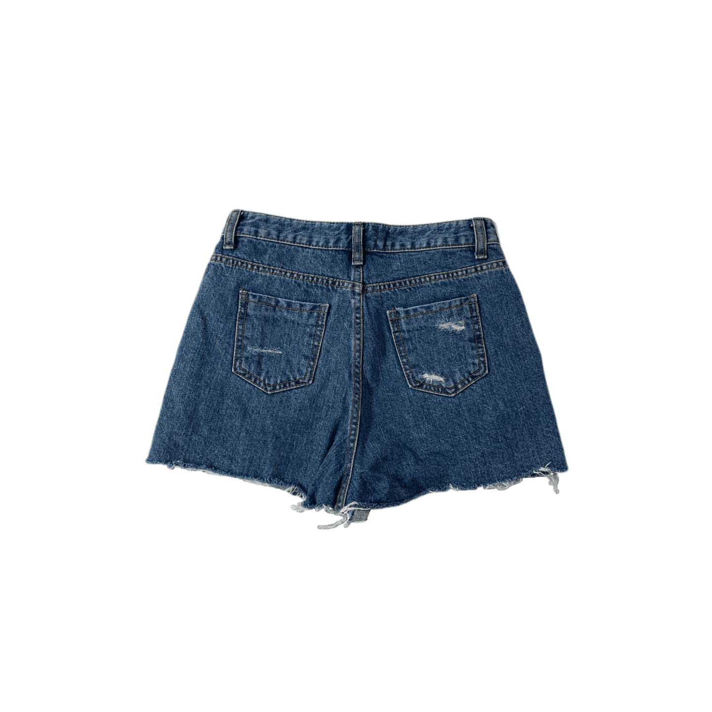 W April denim shorts