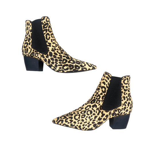 Sol Sana Ella Boot stretch leopard boot | size 7 or EU 38 - as new RRP $299